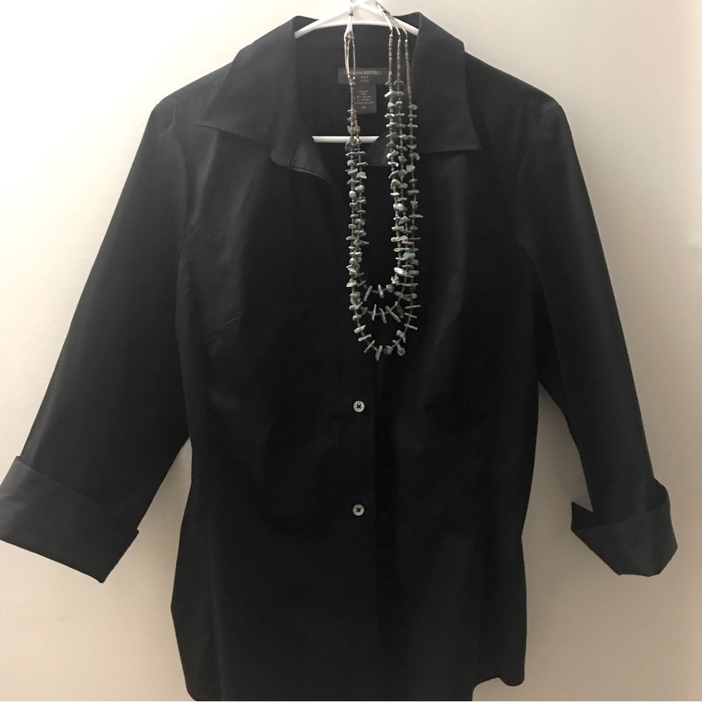Petite Banana Republic button up shirt new without tags